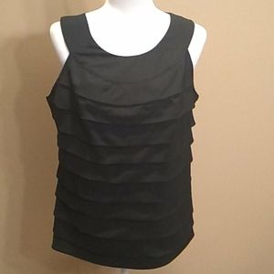 5 for $20! Merona Sleeveless Blouse, black, layered